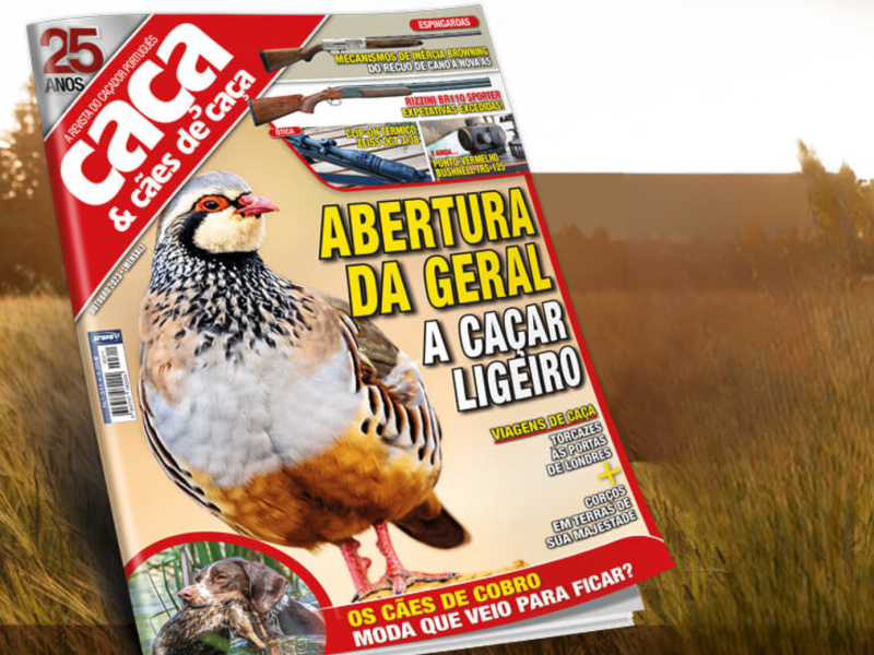 Confederação Nacional dos Caçadores Portugueses saúda revista “Caça e Cães de Caça” pelo 25º aniversário