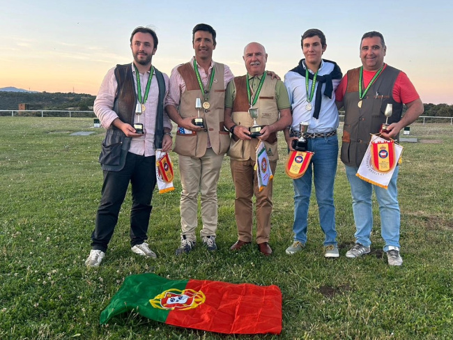 Confederação Nacional dos Caçadores Portugueses sagrou-se campeã mundial de tiro ao voo